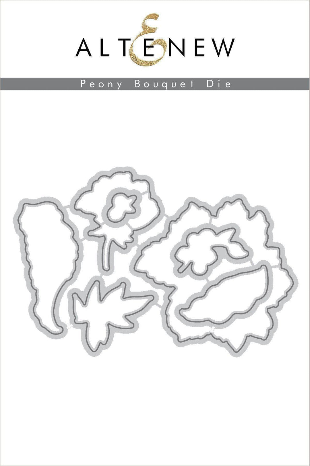 Altenew Stamp & Die Bundle Peony Bouquet Stamp & Die Bundle