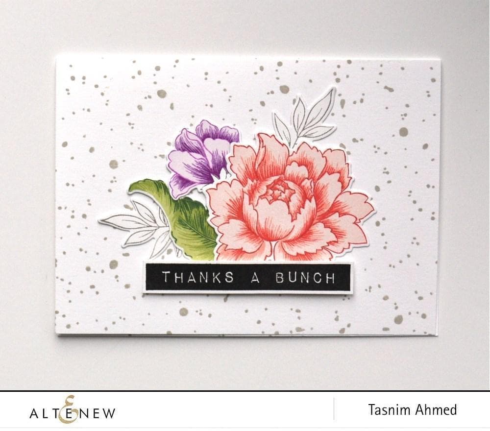 Altenew Stamp & Die Bundle Peony Bouquet Stamp & Die Bundle