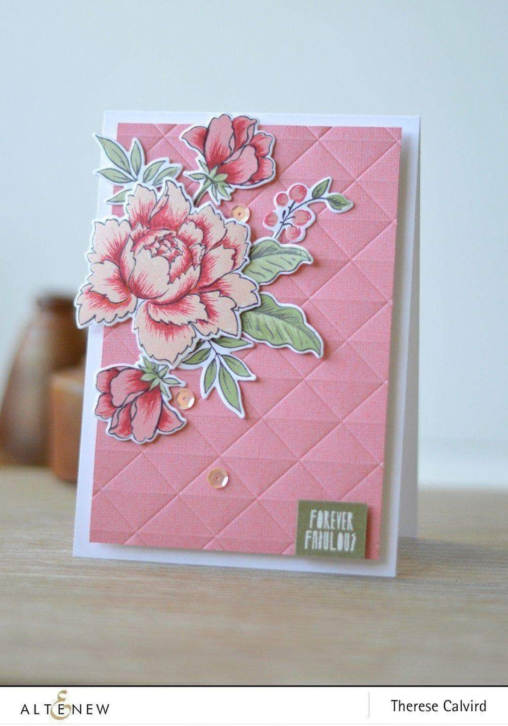 Altenew Stamp & Die Bundle Peony Bouquet Stamp & Die Bundle