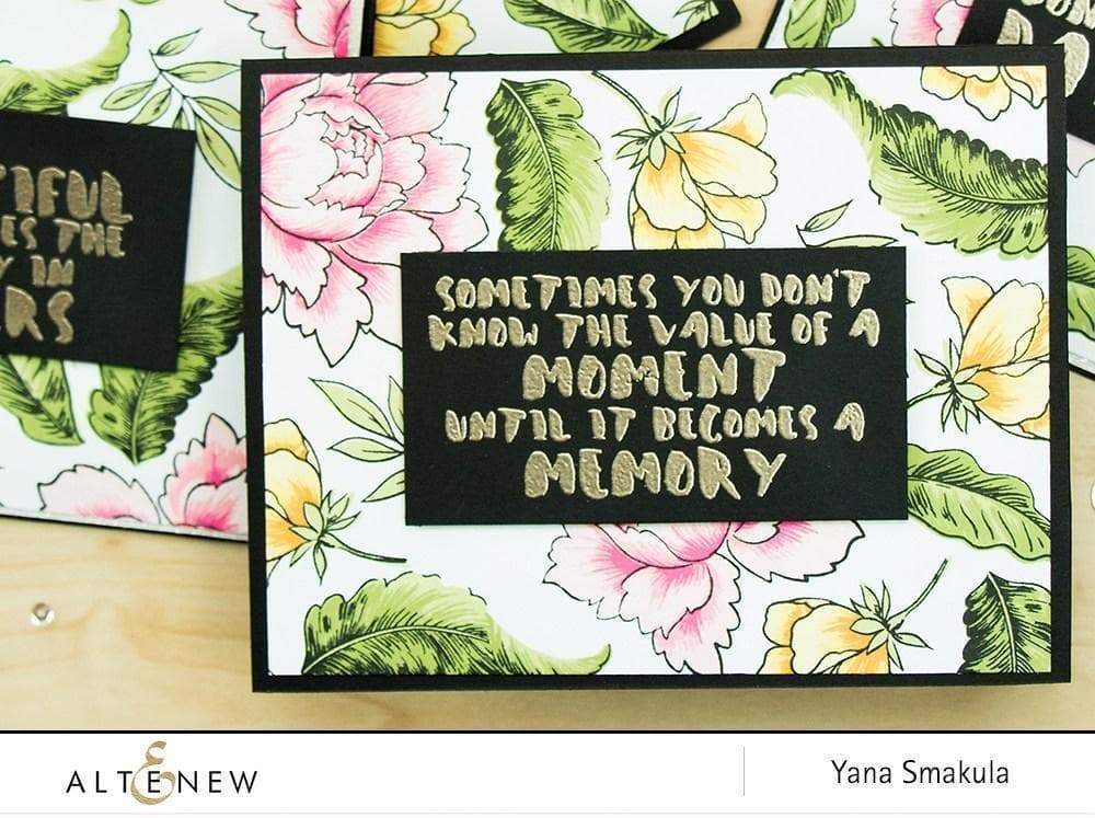 Altenew Stamp & Die Bundle Peony Bouquet Stamp & Die Bundle