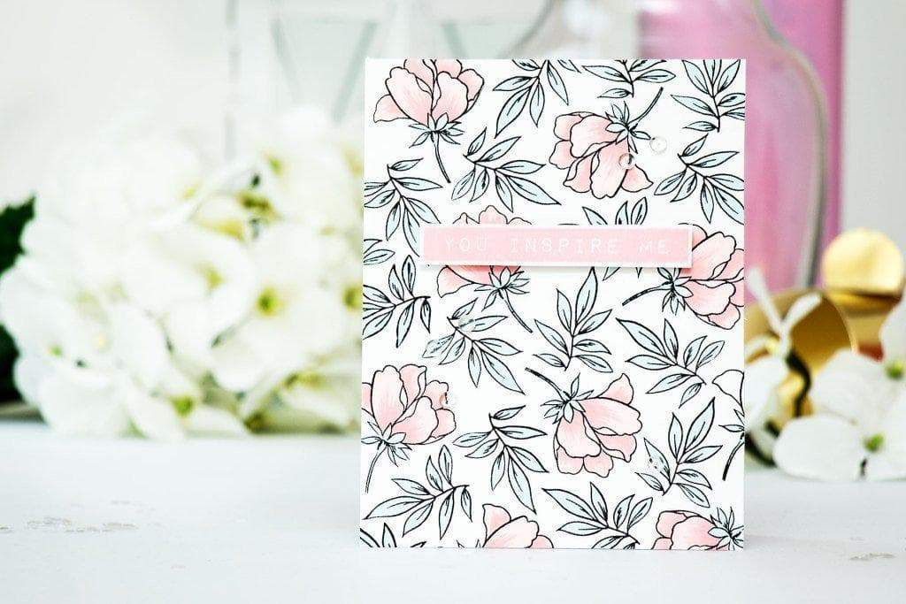 Altenew Stamp & Die Bundle Peony Bouquet Stamp & Die Bundle