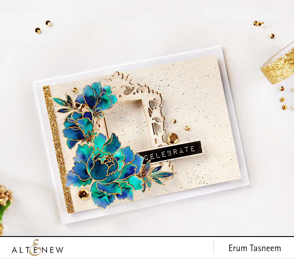 Altenew Stamp & Die Bundle Peony Bouquet Stamp & Die Bundle