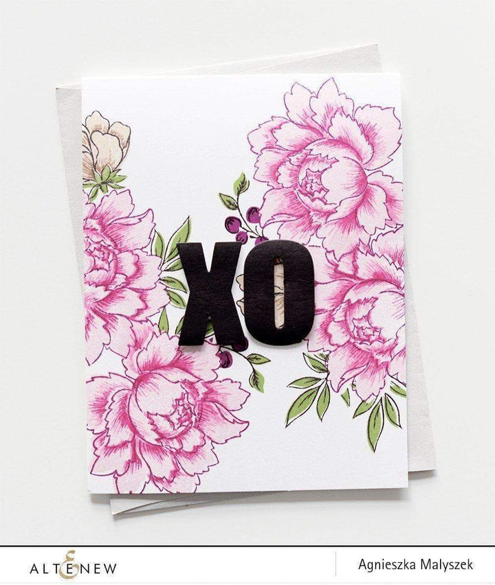 Altenew Stamp & Die Bundle Peony Bouquet Stamp & Die Bundle
