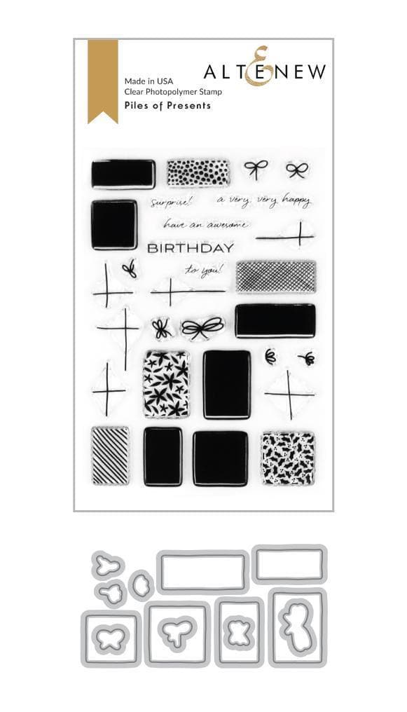 Altenew Stamp & Die Bundle Piles of Presents Stamp & Die Bundle