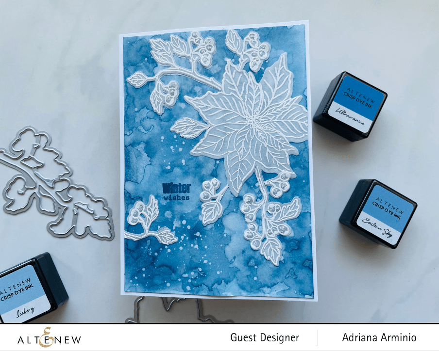 Altenew Stamp & Die Bundle Poinsettia & Berries Stamp & Die Bundle