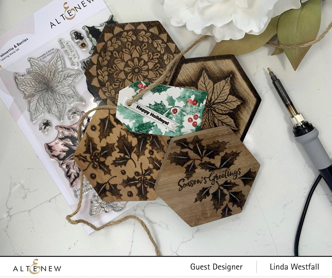 Altenew Stamp & Die Bundle Poinsettia & Berries Stamp & Die Bundle