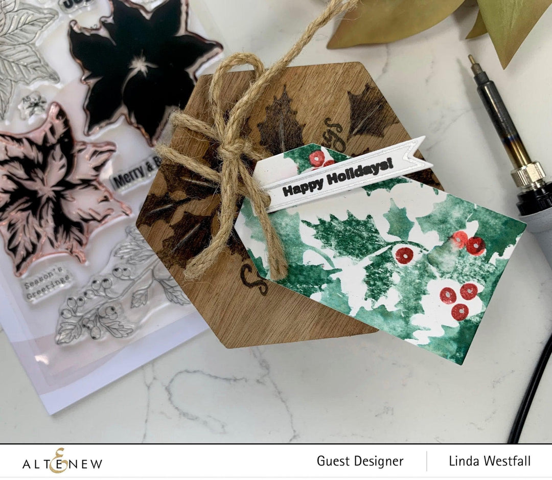 Altenew Stamp & Die Bundle Poinsettia & Berries Stamp & Die Bundle