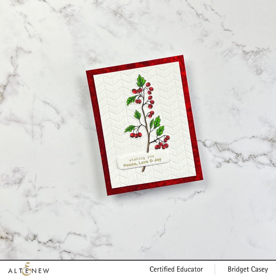 Altenew Stamp & Die Bundle Poinsettia & Berries Stamp & Die Bundle