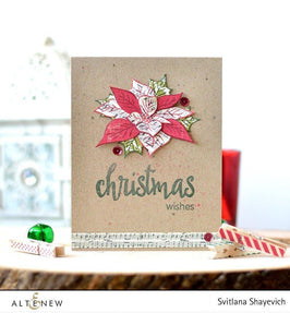 Altenew Stamp & Die Bundle Poinsettia & Pine Stamp & Die Bundle