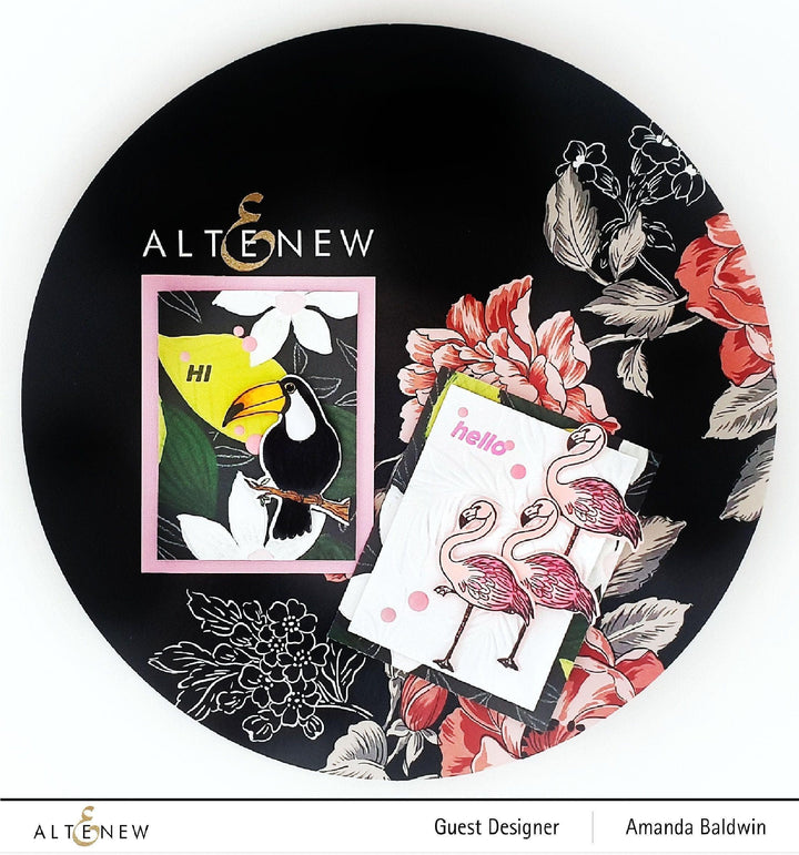 Altenew Stamp & Die Bundle Poised Flamingo Stamp & Die Bundle