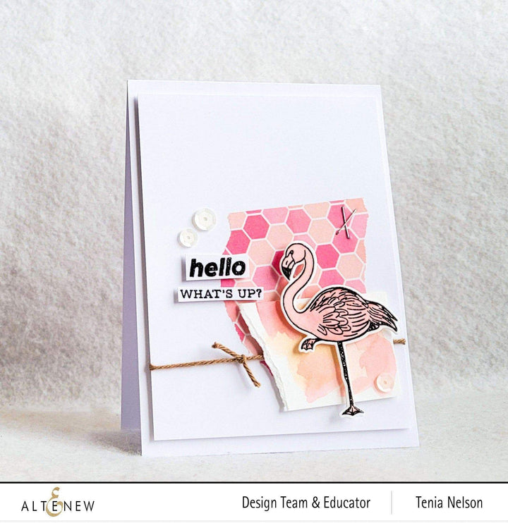 Altenew Stamp & Die Bundle Poised Flamingo Stamp & Die Bundle