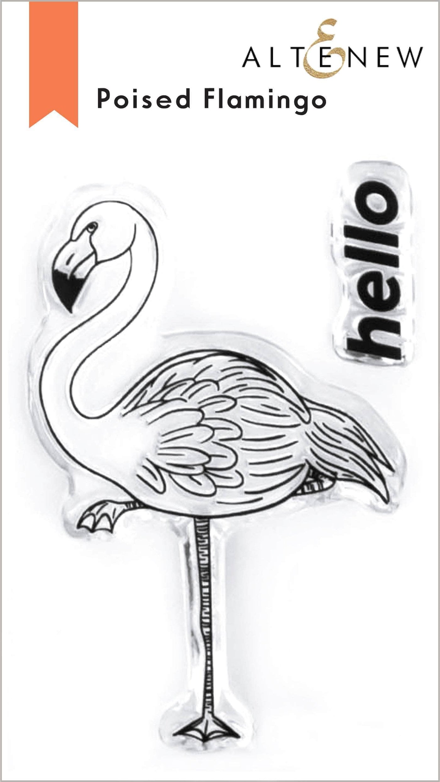 Altenew Stamp & Die Bundle Poised Flamingo