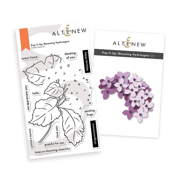 Pop-It-Up: Blooming Hydrangea Stamp & Die Set