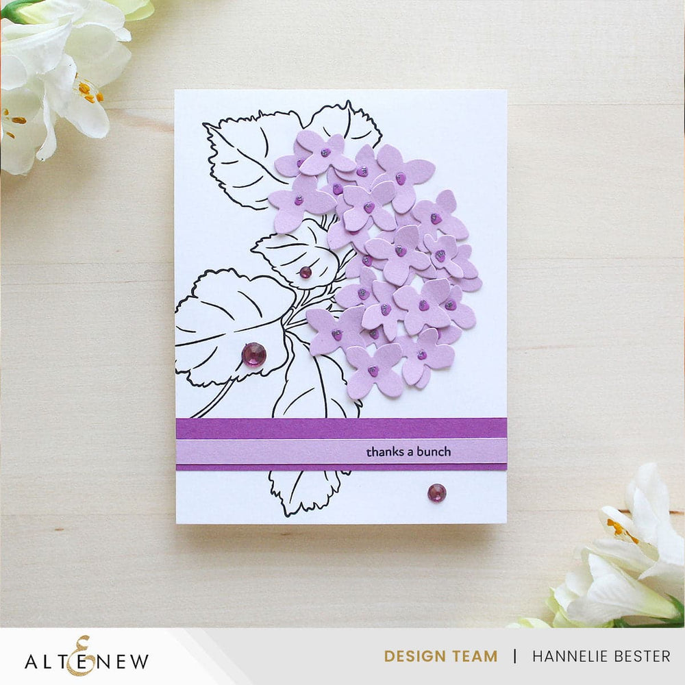 Pop-It-Up: Blooming Hydrangea Stamp & Die Set