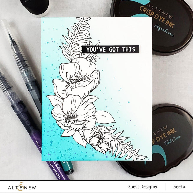 Altenew Stamp & Die Bundle Poppy Arrangement Stamp & Die Bundle