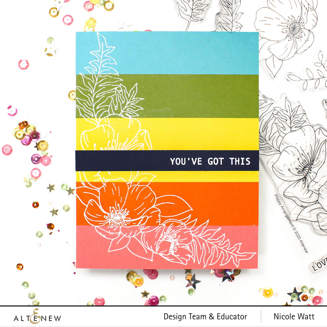 Altenew Stamp & Die Bundle Poppy Arrangement Stamp & Die Bundle