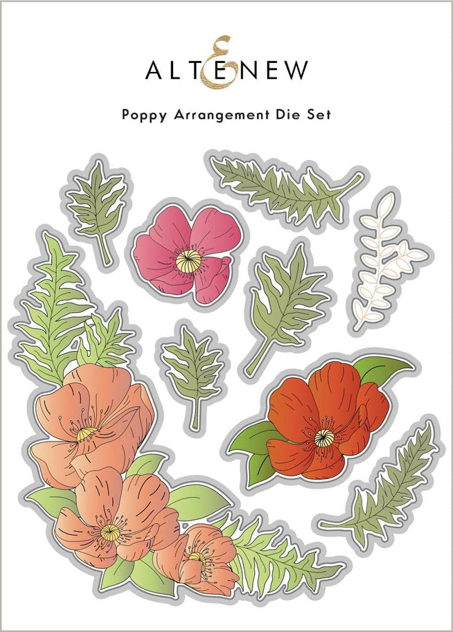 Altenew Stamp & Die Bundle Poppy Arrangement Stamp & Die Bundle