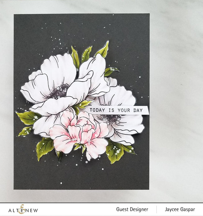 Altenew Stamp & Die Bundle Poppy Garden Stamp & Die Bundle