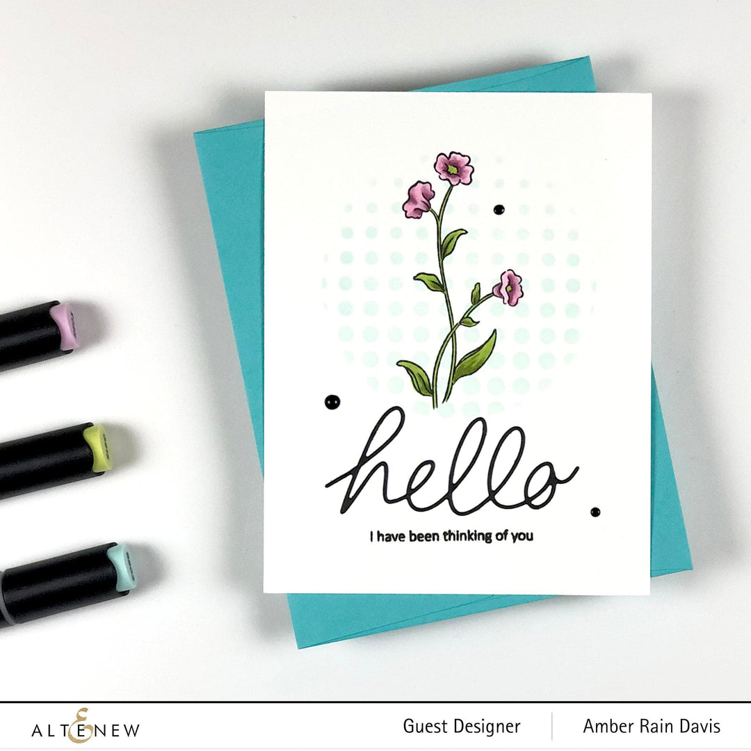 Altenew Stamp & Die Bundle Poppy Garden Stamp & Die Bundle