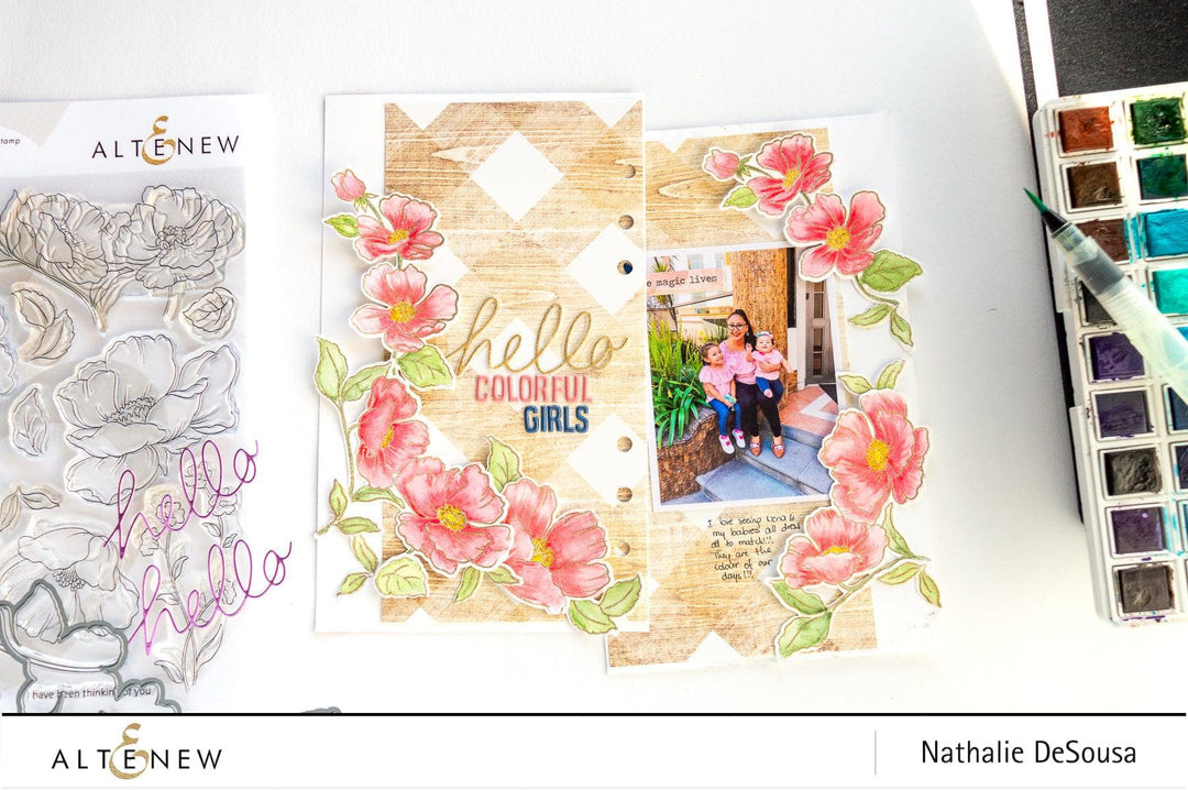 Altenew Stamp & Die Bundle Poppy Garden Stamp & Die Bundle