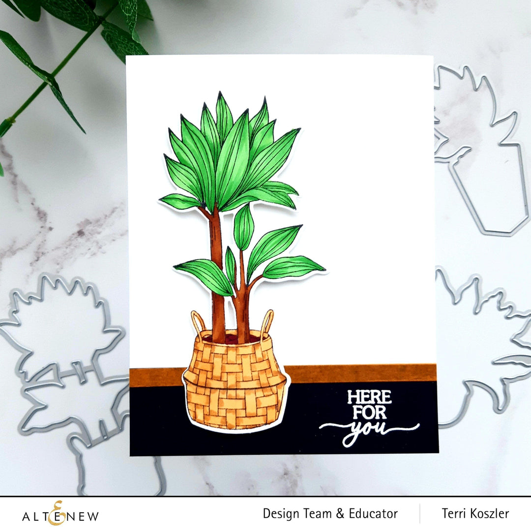 Altenew Stamp & Die Bundle Pots and Plants Stamp & Die Bundle