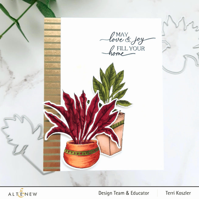 Altenew Stamp & Die Bundle Pots and Plants Stamp & Die Bundle