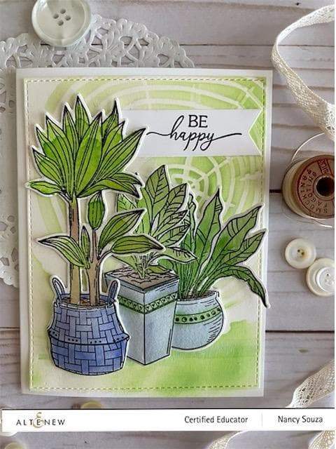 Altenew Stamp & Die Bundle Pots and Plants Stamp & Die Bundle