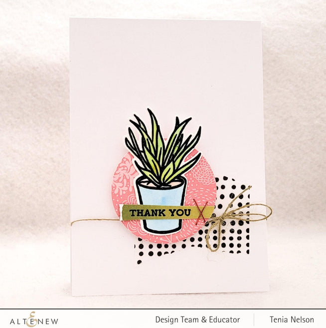 Altenew Stamp & Die Bundle Potted Succulent Stamp & Die Bundle