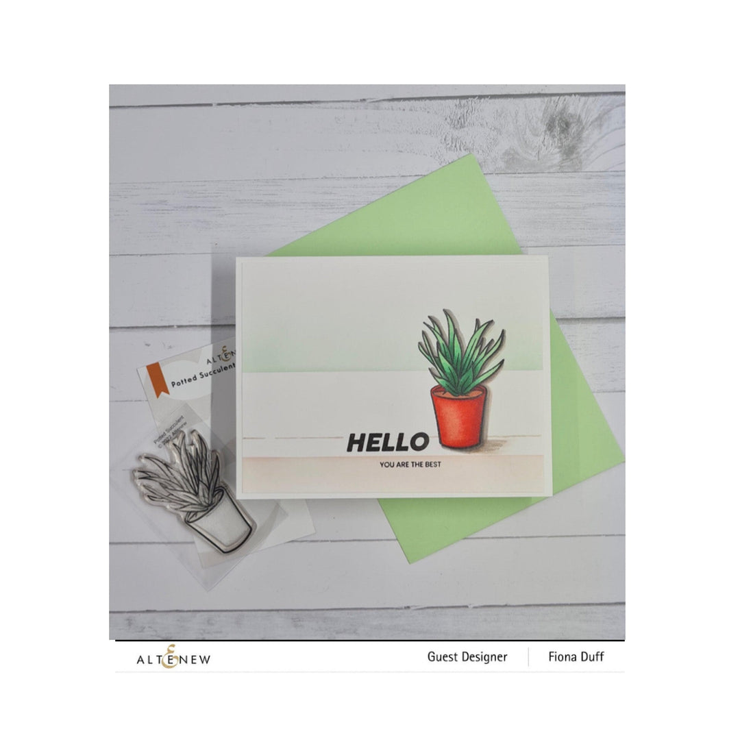 Altenew Stamp & Die Bundle Potted Succulent Stamp & Die Bundle