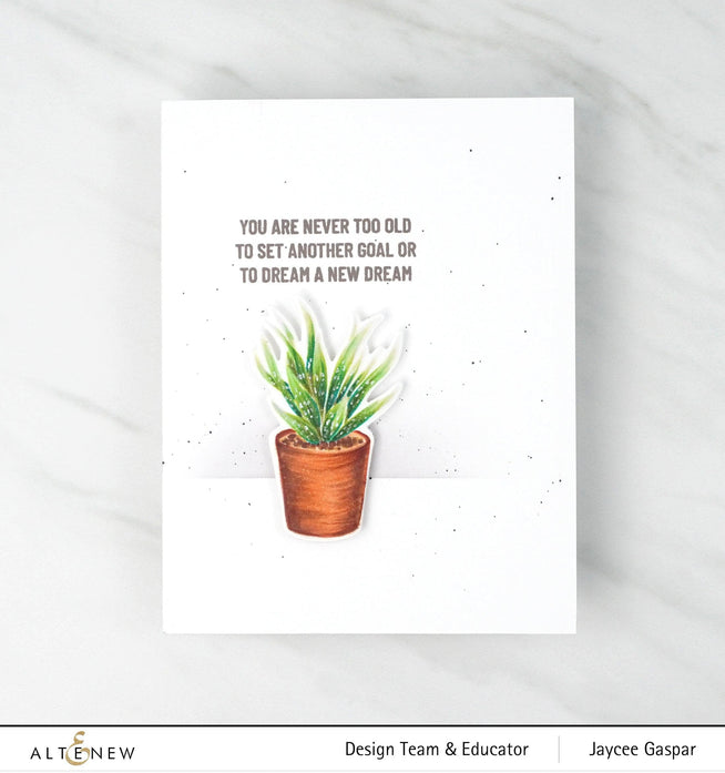 Altenew Stamp & Die Bundle Potted Succulent Stamp & Die Bundle
