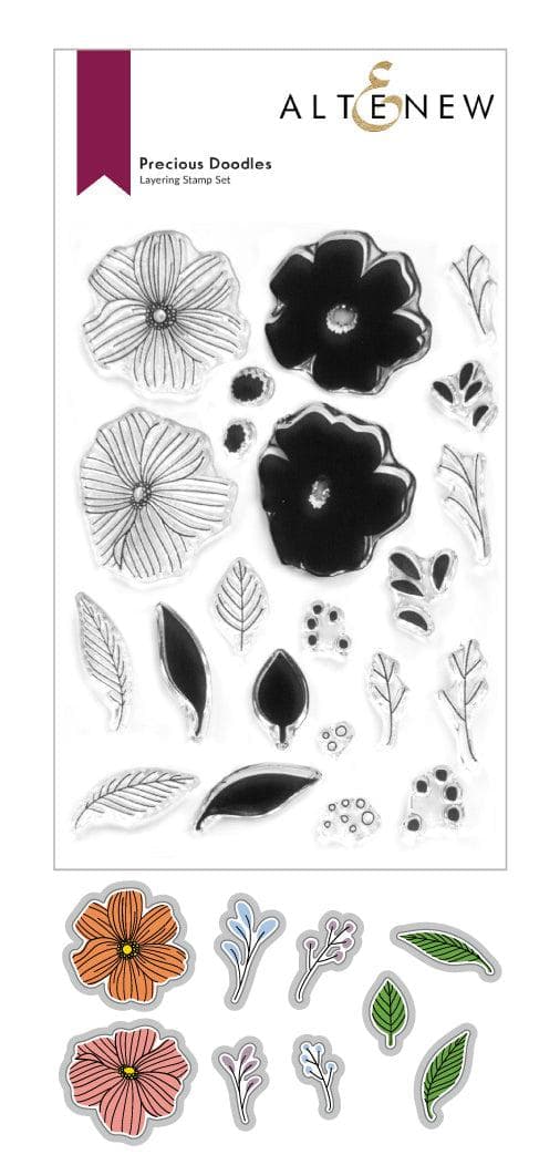 Altenew Stamp & Die Bundle Precious Doodles Stamp & Die Bundle