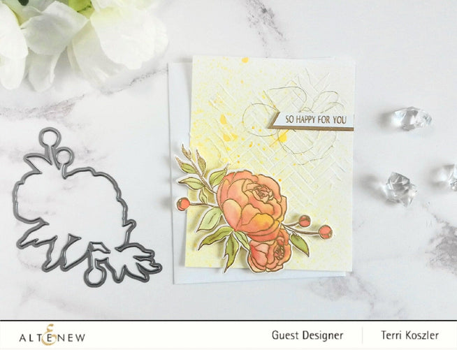 Altenew Stamp & Die Bundle Precious Peony Stamp & Die Bundle