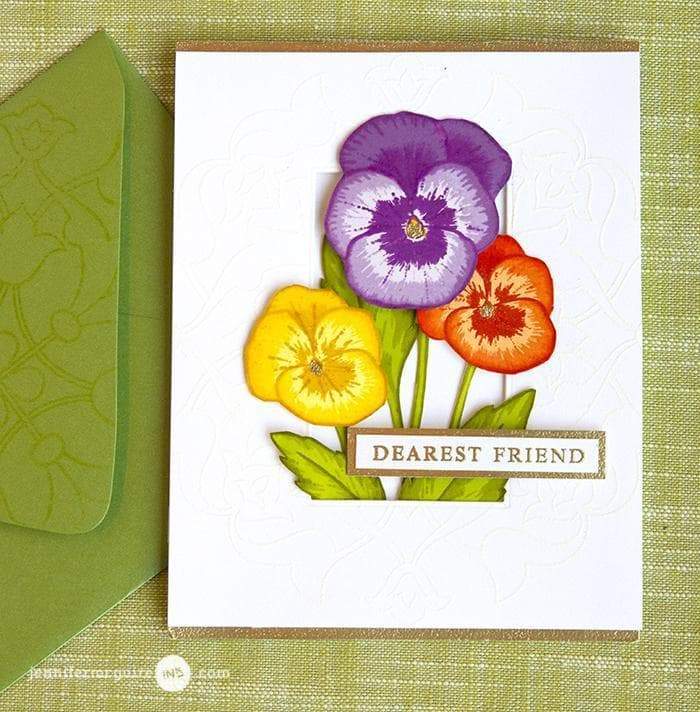 Altenew Stamp & Die Bundle Pretty Pansies Stamp & Die Bundle