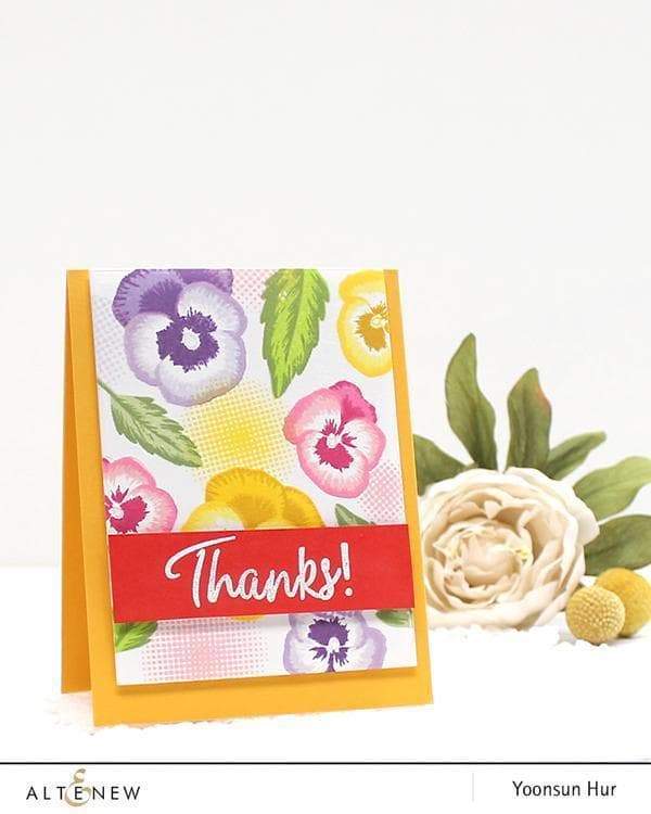 Altenew Stamp & Die Bundle Pretty Pansies Stamp & Die Bundle