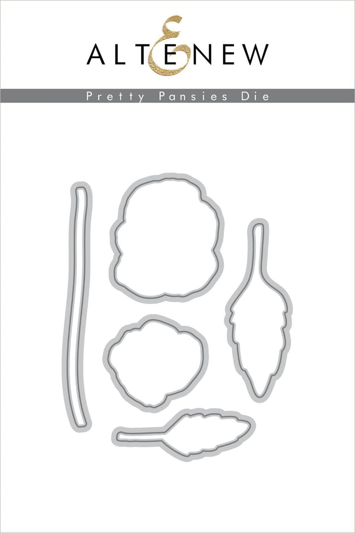 Altenew Stamp & Die Bundle Pretty Pansies Stamp & Die Bundle
