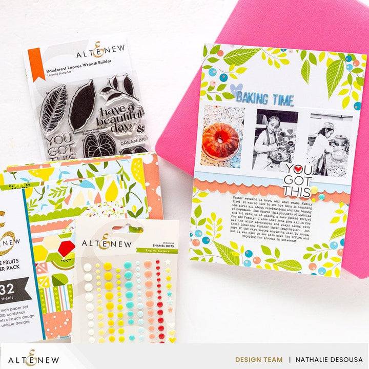 Altenew Stamp & Die Bundle Rainforest Leaves