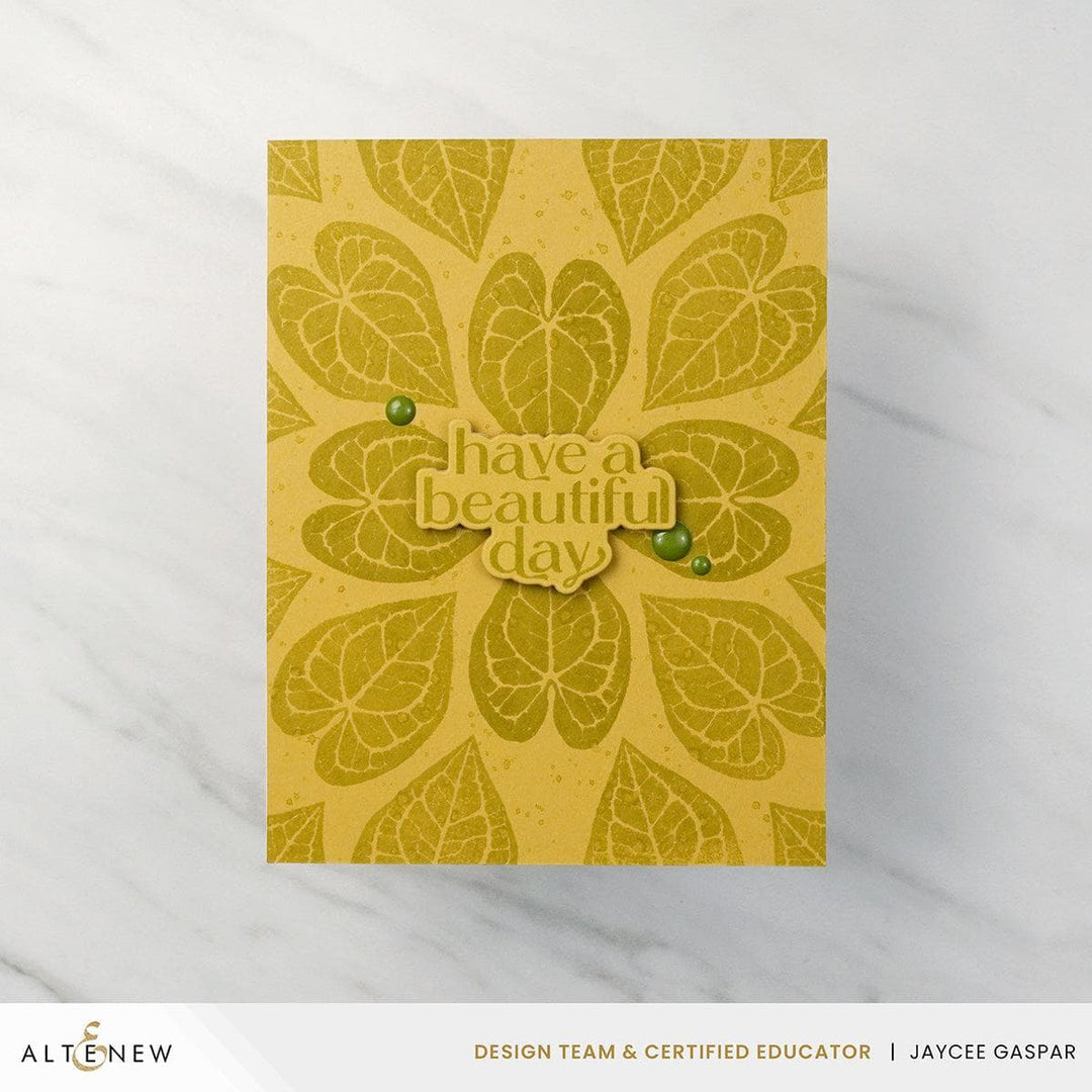 Altenew Stamp & Die Bundle Rainforest Leaves