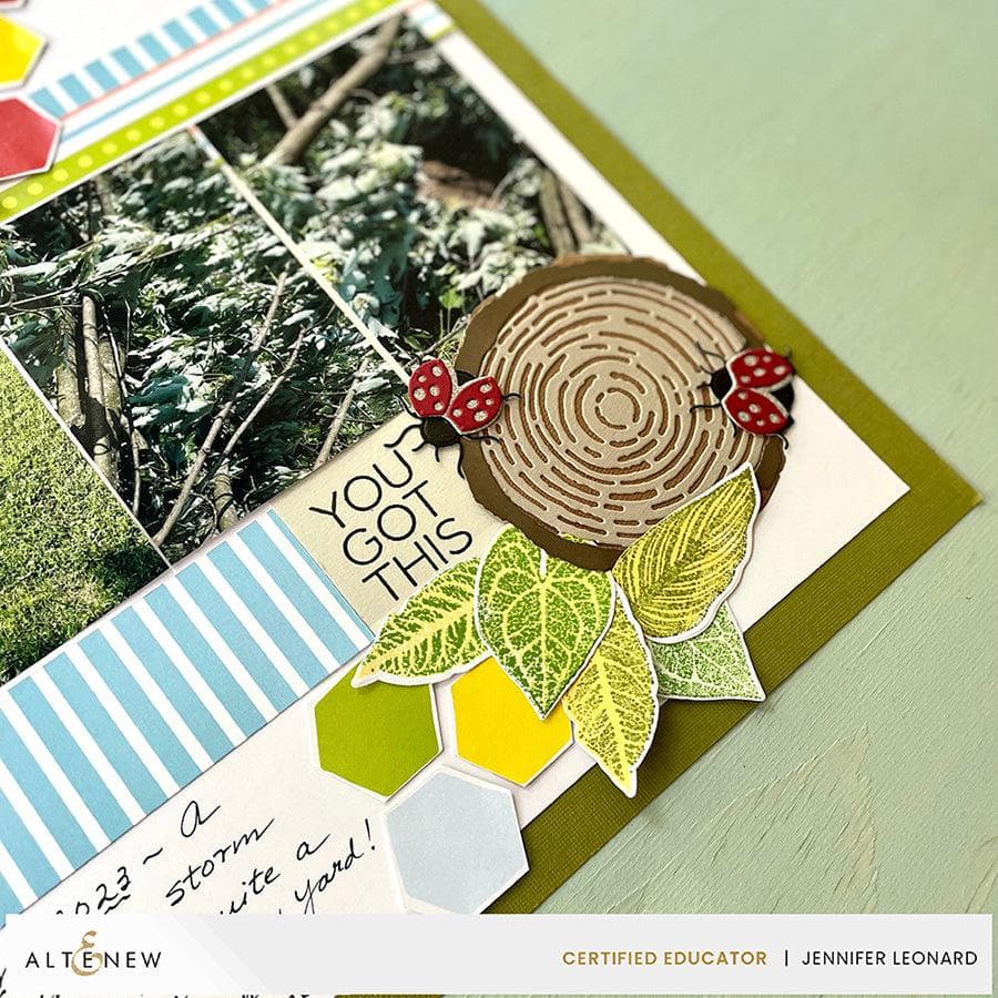 Altenew Stamp & Die Bundle Rainforest Leaves