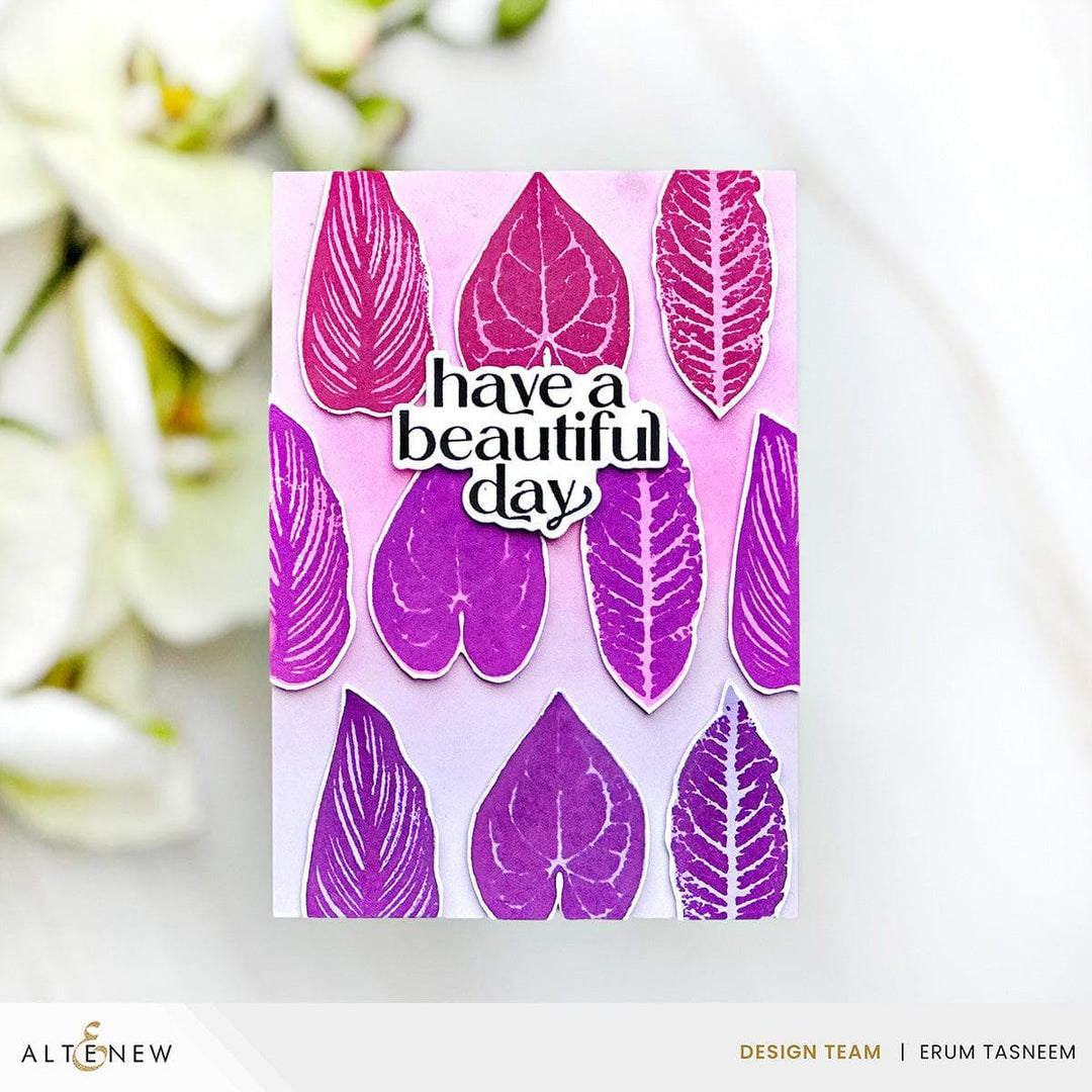 Altenew Stamp & Die Bundle Rainforest Leaves
