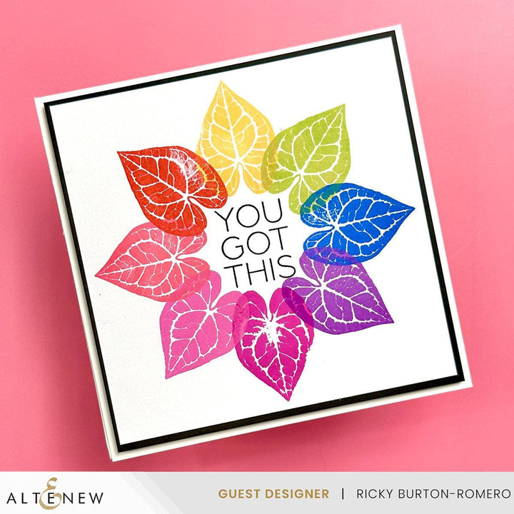 Altenew Stamp & Die Bundle Rainforest Leaves