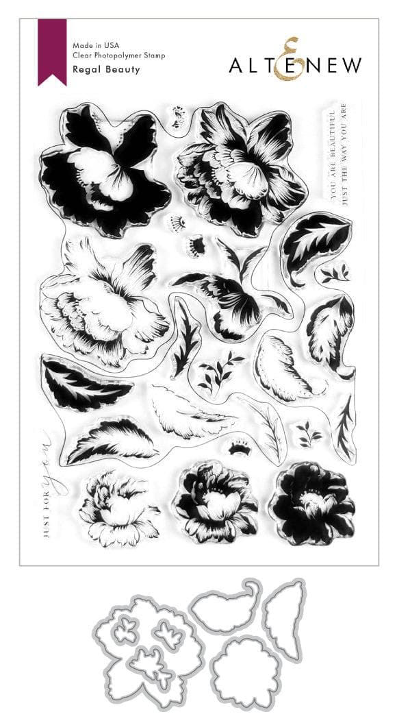 Altenew Stamp & Die Bundle Regal Beauty Stamp & Die Bundle