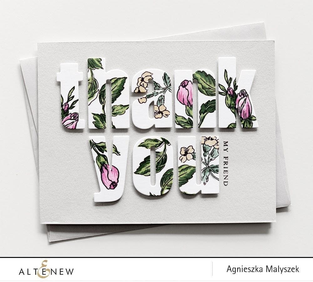 Altenew Stamp & Die Bundle Remember This Stamp & Die Bundle