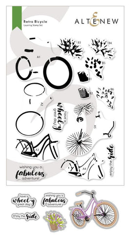Altenew Stamp & Die Bundle Retro Bicycle Complete Bundle
