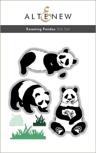 Altenew Stamp & Die Bundle Roaming Pandas