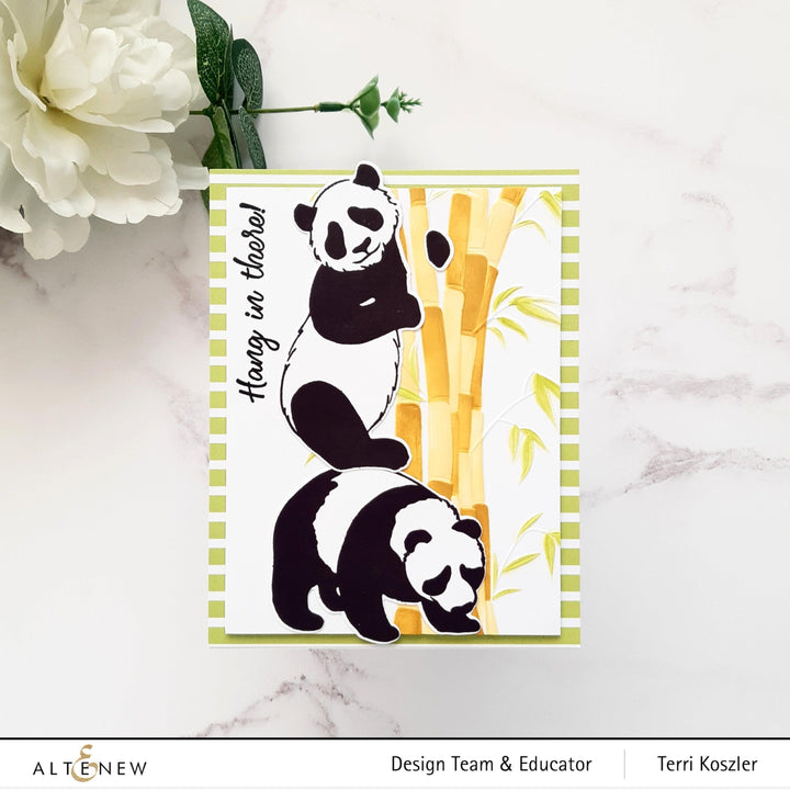 Altenew Stamp & Die Bundle Roaming Pandas