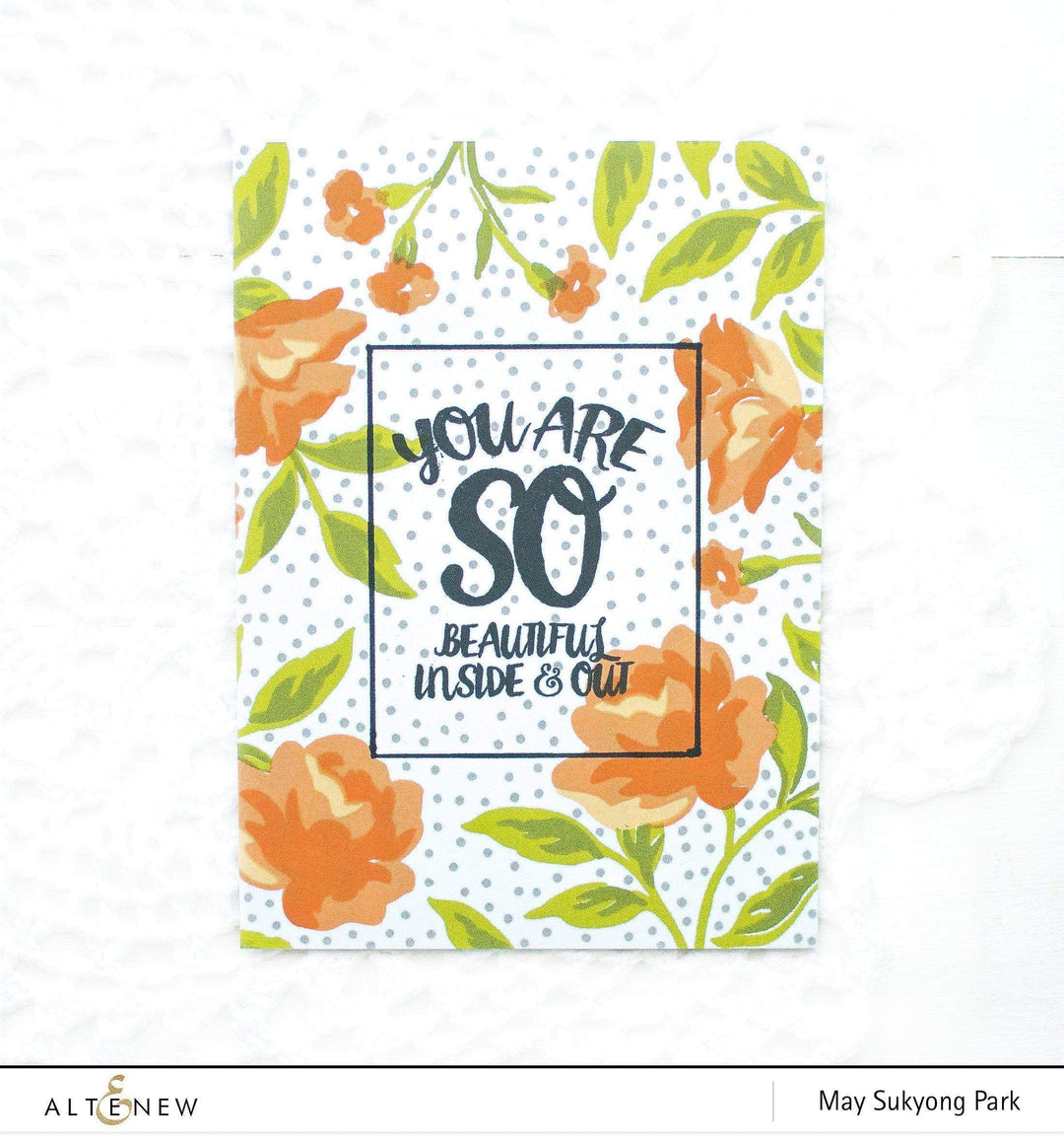 Altenew Stamp & Die Bundle Rose Spray Stamp & Die Bundle