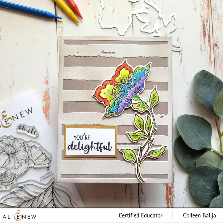 Altenew Stamp & Die Bundle Rosy Blooms Stamp & Die Bundle