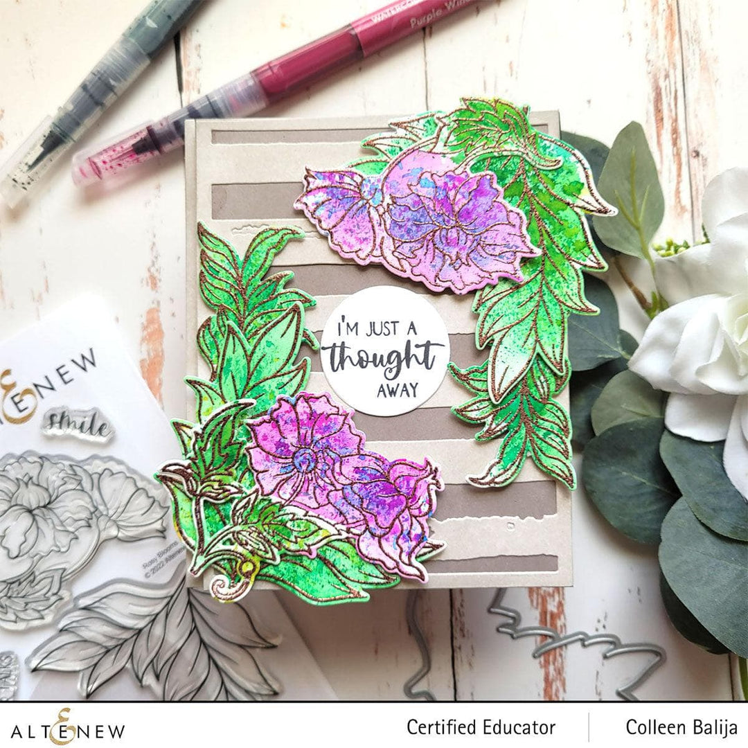 Altenew Stamp & Die Bundle Rosy Blooms Stamp & Die Bundle