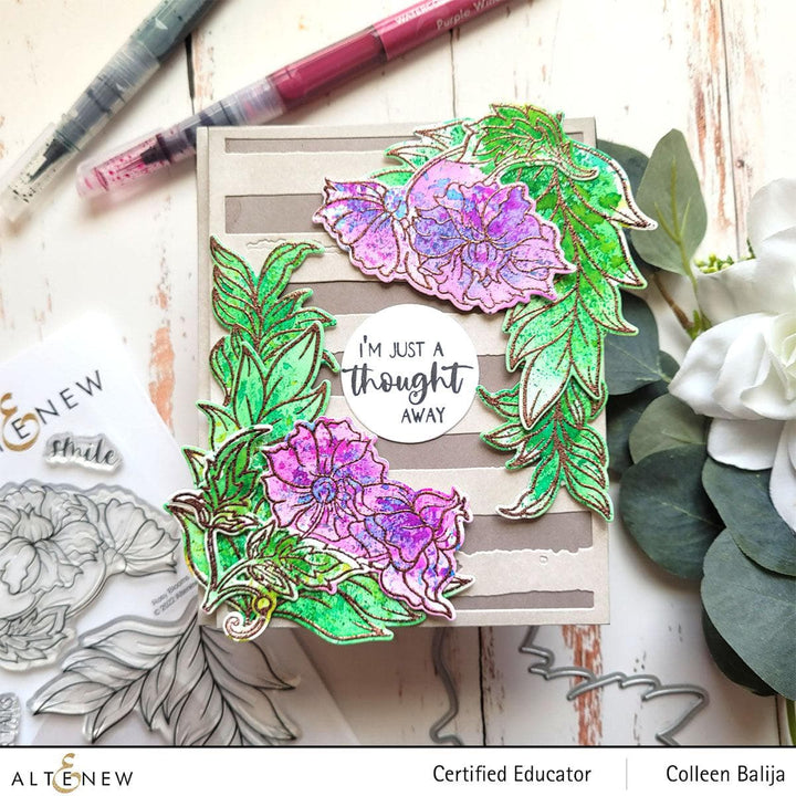 Altenew Stamp & Die Bundle Rosy Blooms Stamp & Die Bundle