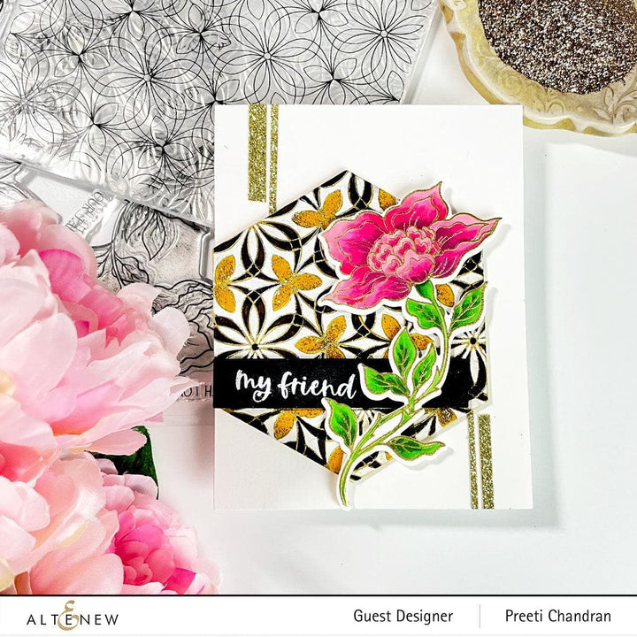 Altenew Stamp & Die Bundle Rosy Blooms Stamp & Die Bundle